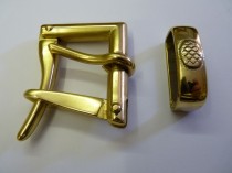 High quality buckles in solid brass, pewter and nickel plate.